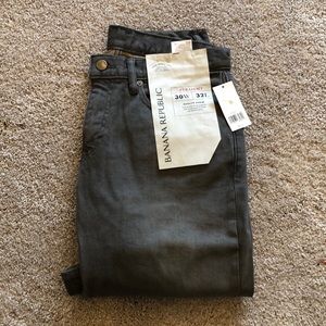 Grey straight fit denim pants - NWT